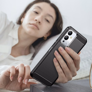 Karbono dėklas telefonui Infinix Note 12i (m) - juodas