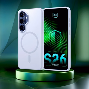 Samsung Galaxy S26+ - 3mk Smoke MagCase White