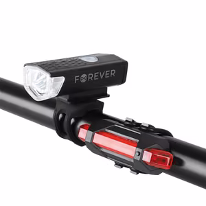 Dviračio žibintų rinkinys Basic BLG-100 Forever Outdoor