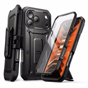 Supcase Unicorn Beetle Pro dėklas iPhone 18 Pro / 17 Pro – juodas