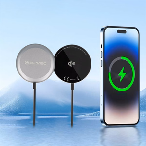 Blavec isorine baterija 5000mAh BJ-03 Ultra Slim 7,8mm - Type C - 22,5W magnetine MagSafe 3 in 1 (PBBJ03-MC5G) pilka (pazeista pakuote)