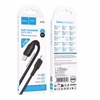 Kabelis (m) USB-C į Lightning Hoco PD 27W 1 m X120 - juodas (m)