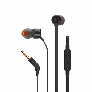 Laidinės ausinės su 3,5 mm jungtimi JBL T110 juodos