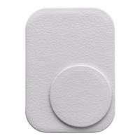 Ženklelis magnetiniam automobilio laikikliui su oda sidabrinis