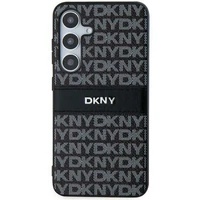 DKNY odinis Mono Stripe ir Metal Logo dėklas telefonui Samsung Galaxy S24 - juodas
