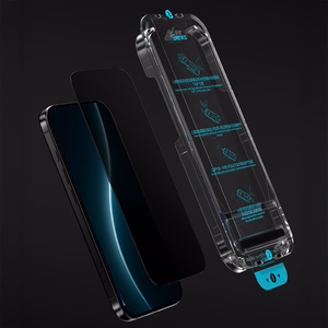 Benks Apsauginis stiklas Glass Warrior Privatumo aizsardzība skirta iPhone 17 Pro Max - juodas