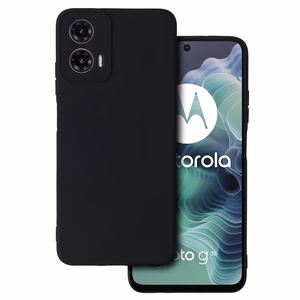 Matinis dėklas telefonui MOTOROLA MOTO G45 5G juodas