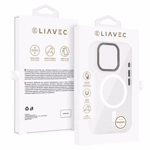 Liavec Hybrid Magsafe прозрачный Чехол для Iphone 15 Pro