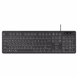 Savio KB-04 Клавиатура USB QWERTY UK чёрная