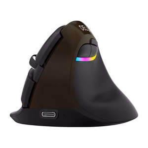 Delux M618Mini ergonominė pelė (auksinė, USB / Bluetooth / 2,4G)