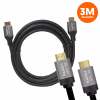 Etteri HDMI-HDMI kabelis (v2.1 | 8K | 3 m) juodas