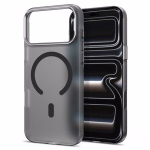 Tech-Protect MagZero MagSafe dėklas iPhone 17 Pro Max / 18 Pro Max – permatomas matinis juodas