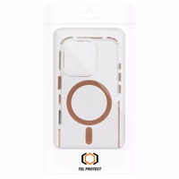 Tel Protect Strap Skaidrus dėklas Iphone 17 auksinis