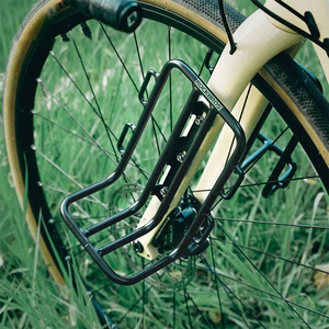 Rockbros 33210010001 priekinė dviračio bagažinė dviračio šakei - juoda