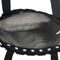 Pirkinių krepšys Wonder raštas 2 auksinis su taškeliais