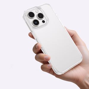 AmazingThing Minimal dėklas iPhone 16 Pro silikoninis dėklas - skaidrus
