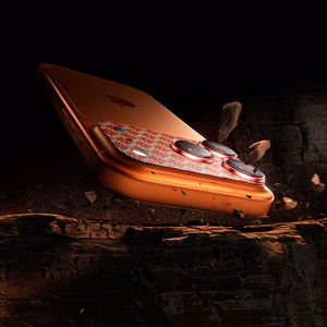 "Benks" grūdinto stiklo objektyvas Armor Warrior Lens (OR69), skirtas "Iphone 17 Pro ArmorGrid orange" (fotoaparato sala)