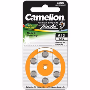 Camelion A13/DA13/ZL13 Zinc air cells 6 pc(s)