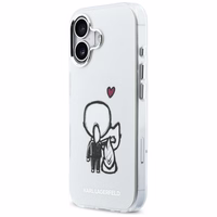 Karl Lagerfeld Karl & Choupette Back MagSafe Dėklas for iPhone 17 - Clear