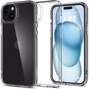 Spigen Ultra Hybrid dėklas telefonui iPhone 16 - skaidrus