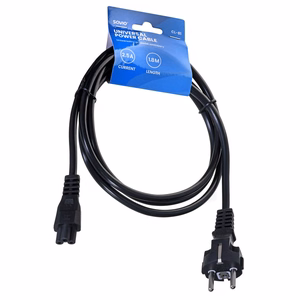 Savio CL-81 maitinimo laidas juodas 1,8 m kištukas tipo E IEC C5