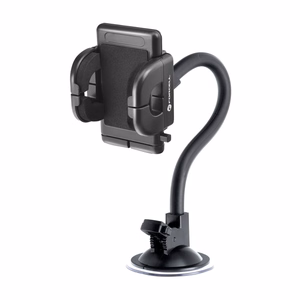 FORCELL F-GRIP Regular 27 cm automobilio laikiklis priekinio stiklo / prietaisų skydelio / oro angai juodas