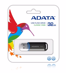 ADATA 32GB C906 USB atmintukas USB A tipo 2.0 Juoda