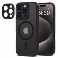 Tech-Protect MagCam Magnetinis iPhone 16 Pro Max dėklas - pusiau permatomas