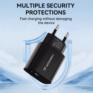 Įkroviklis Wozinsky (WGWCB) (1xUSB-C;1xUSB 3A 20W) juodas