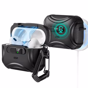 ESR Cyber FlickLock MagSafe deklas AirPods Pro 3 - Juodas