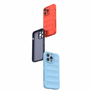 Magic Shield dėklas telefonui iPhone 13 Pro Max lanksčios šarvuotos tamsiai mėlynos spalvos dėklas