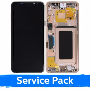 Ekranas skirtas Samsung G965 S9 Plus su rėmeliu / Sunrise Gold / (Service Pack)