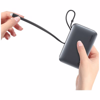 Išorinė baterija USAMS XR Series CD228 10000mAh 20W + laidas USB-C/Lightning juodas