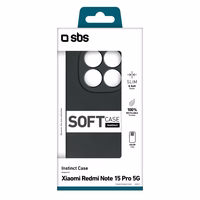 SBS Instinct dėklas, skirtas "Xiaomi Redmi Note 15 Pro" - Juodas