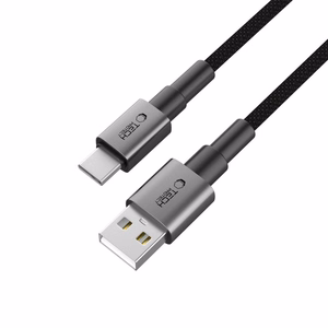 Tech-Protect UltraBoost DNA USB-A / USB-C laidas 15W/3A 100cm - pilkas