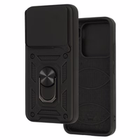 Slide Camera Armor dėklas telefonui Xiaomi 15 5G juodas