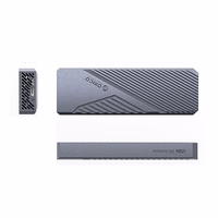 Orico CNM2-G20 M.2 NVME USB-C 3.2 20Gb/s diskų įrenginys - pilkas