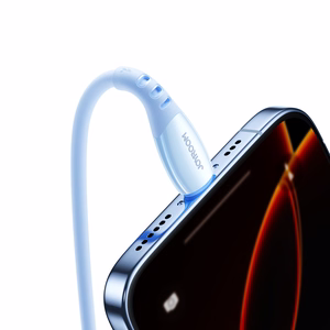 Joyroom S-A59 Vibrant Series 3A кабель USB-A — Lightning 1.2м синий