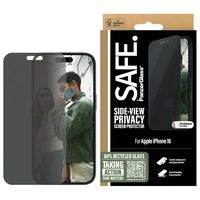 SAFE by PanzerGlass iPhone 16 6.1" privatumo apsauginis stiklas itin platus SAFEP95875