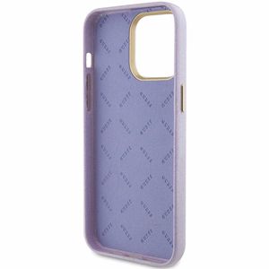 Чехол Guess для iPhone 15 Pro Max 6,7" GUHCP15XPGMCSL сиреневый твердый чехол глиттер глянцевый сценарий