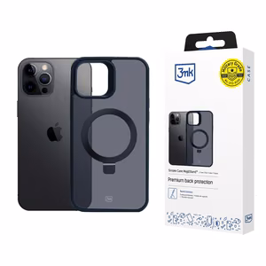 3mk Smoke Чехол Mag&Stand для Apple iPhone 12 Pro Max - чёрный