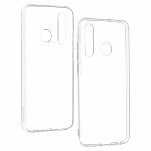 Itin plonas 1mm dėklas telefonui Huawei P Smart 2019 permatomas