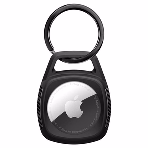Spigen Rugged Armor dėklas skirtas Apple AirTag - matinis juodas