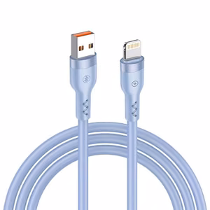 T-PHOX LAIDAS BOLD USB/LIGHTNING 3A ŠVIESIAI MĖLYNAS