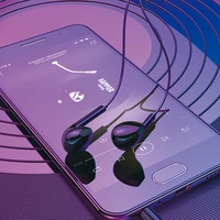 Borofone ausinės BM100 Fuente su mikrofonu juodos