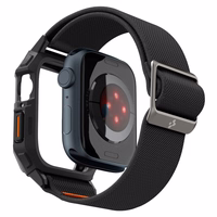 Spigen Lite Fit Pro dėklas laikrodžiui Apple Watch 4/5/6/7/8/9/SE (44/45 mm) - matinis juodas
