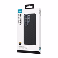 Benks Magnetic Armor Air Kevlar Dėklas Metal Frame 600D (J049) for Samsung Galaxy S26 Plus juodas