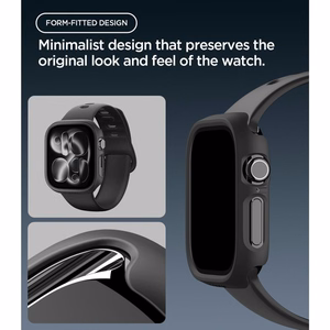 Spigen Thin Fit dėklas, skirtas Apple Watch 46 mm – juodas