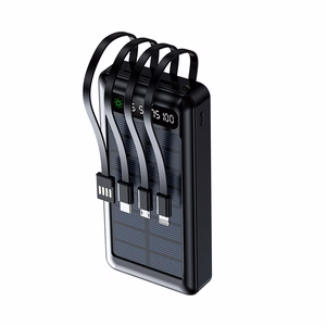 Setty solar power bank SLR-120 20000 mAh juodas