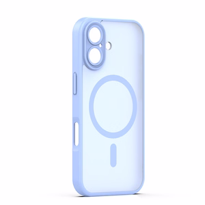 Mag Matt dėklas iPhone 16 6,1" šviesiai mėlynas